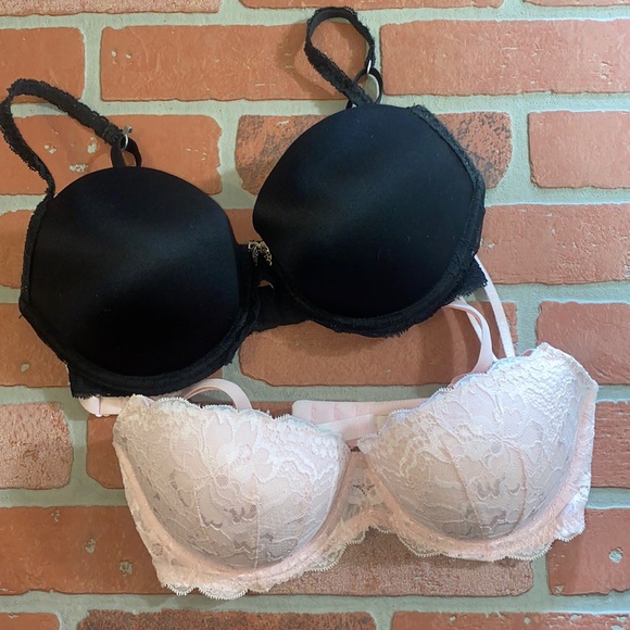 Victoria secret PINK push up bra bundle 34D